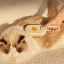 Escova A Vapor Para Gatos Cães - 3 em 1